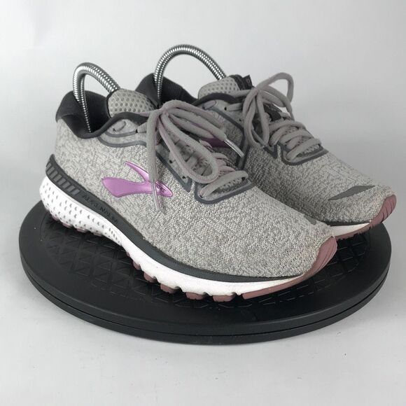 Brooks GTS 20 Gray/Purple Athletic Running Shoes 1202961B030 Women’s Size 7 - Picture 3 of 12